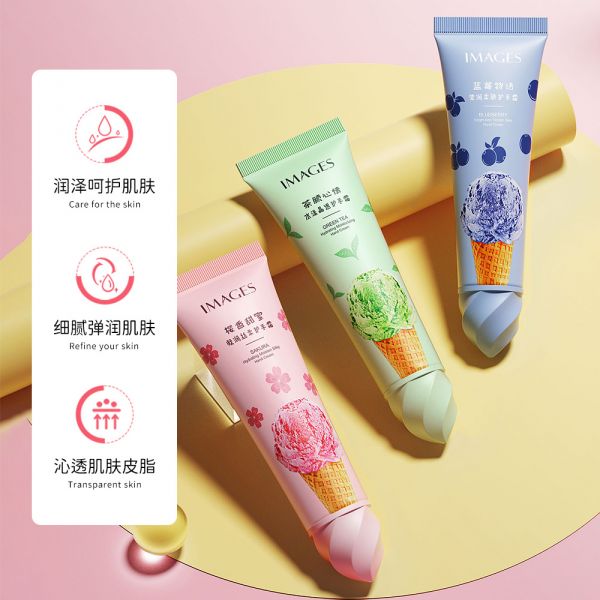 Hand cream with sakura leaf extract Images.(81945)